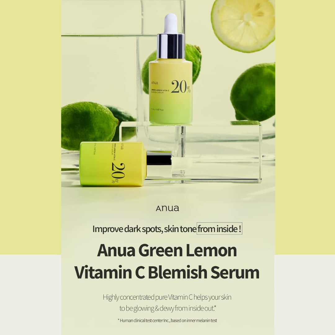 Anua Green Lemon Vitamin C Blemish Serum 20ml