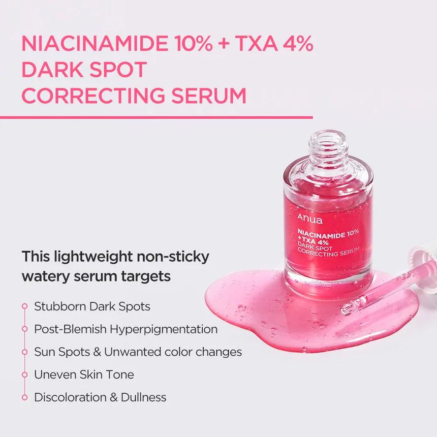 Anua Niacinamide 10% + Txa 4% Dark Spot Correcting Serum - K-beauty